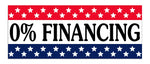 Thumbnail for o% Finanacing Windshield Banner.