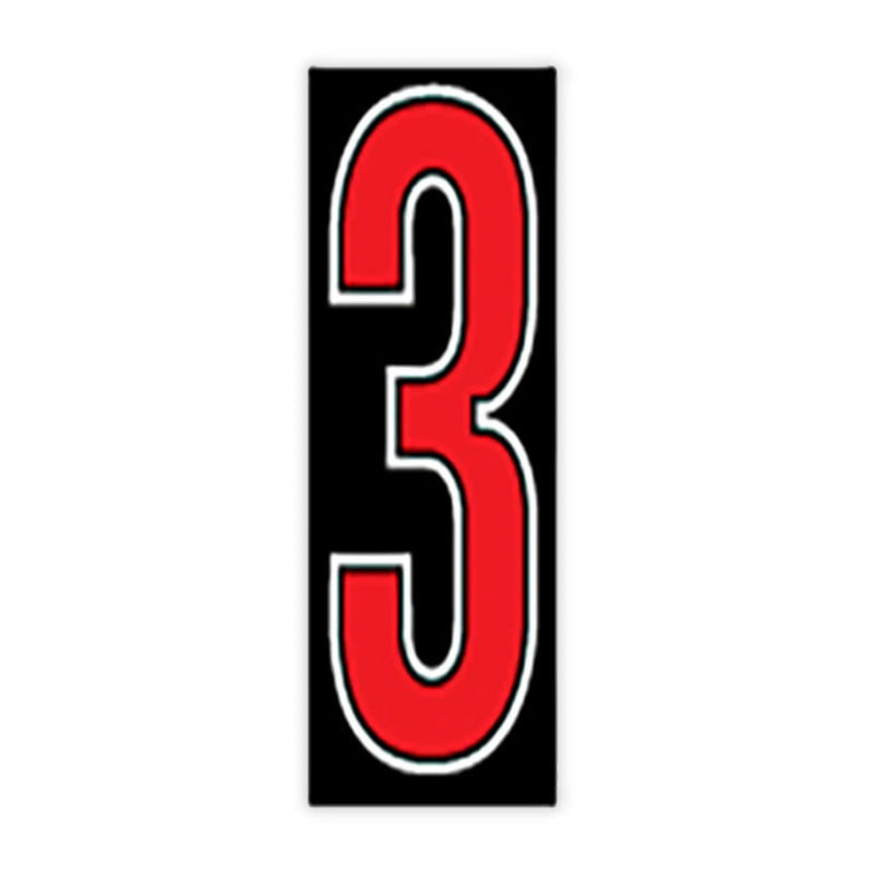 3 Red and Black with pricing numbers.