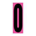 Thumbnail for 9 1/2" Pink and Black Windshield Number Stickers - Prime Dealer Supply