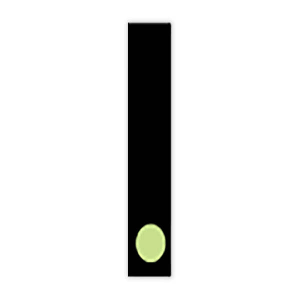 7 1/2" Chartreuse and Black Windshield Number Stickers - Prime Dealer Supply