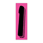 Thumbnail for 7 1/2" Pink and Black Windshield Number Stickers - Prime Dealer Supply