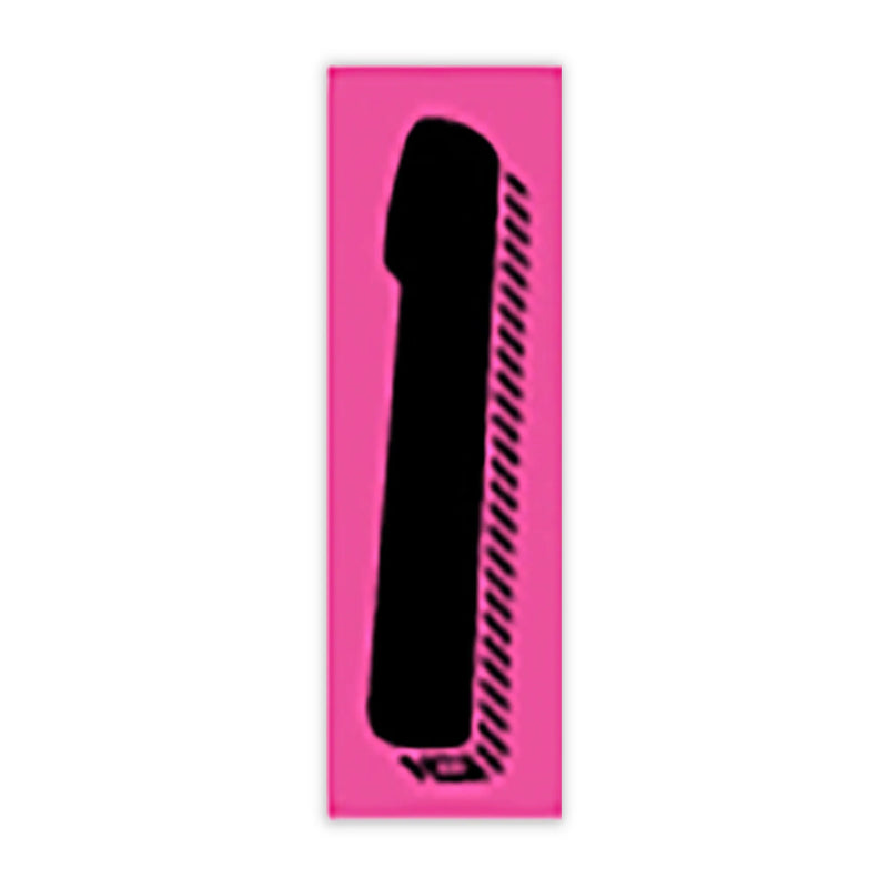 7 1/2" Pink and Black Windshield Number Stickers - Prime Dealer Supply