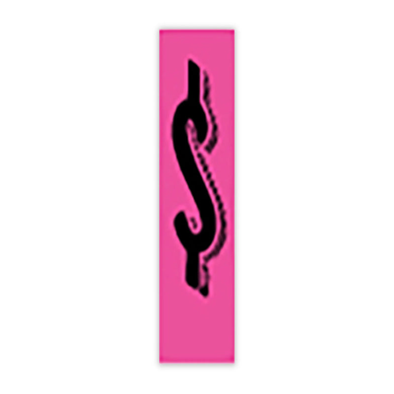 7 1/2" Pink and Black Windshield Number Stickers - Prime Dealer Supply