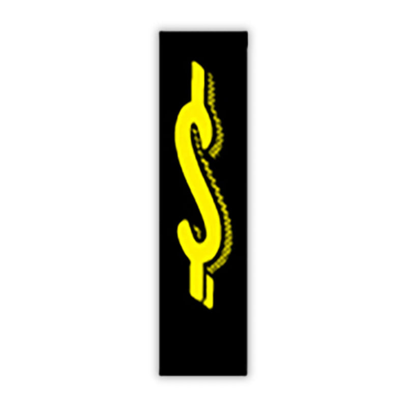 7 1/2" Yellow and Black Windshield Number Stickers - Prime Dealer Supply