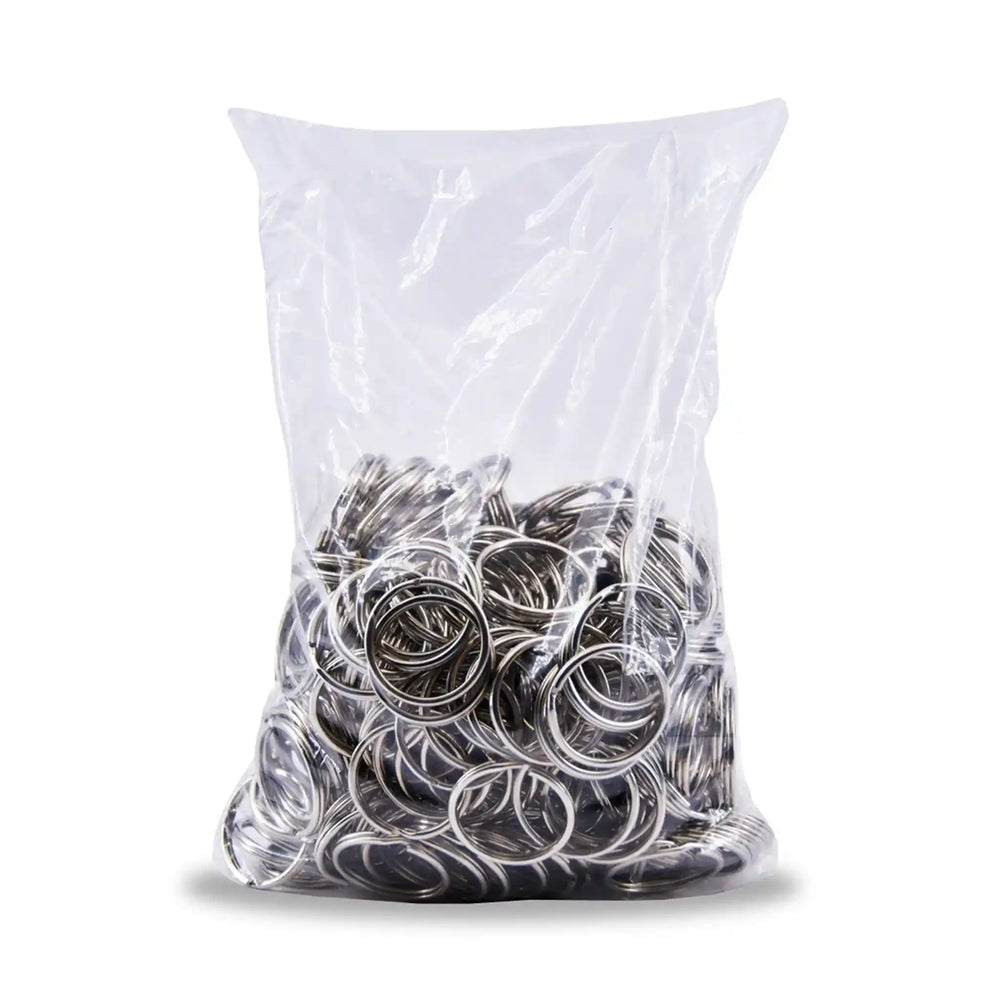 Bag Of One Inch Heavy Duty Split Key Rings.