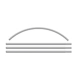 Thumbnail for Set of metal pipes on a white background