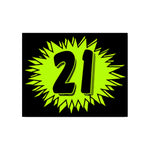 Thumbnail for Chartreuse Windshield Sticker year 21