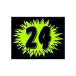 Thumbnail for Chartreuse Windshield Sticker year 24.