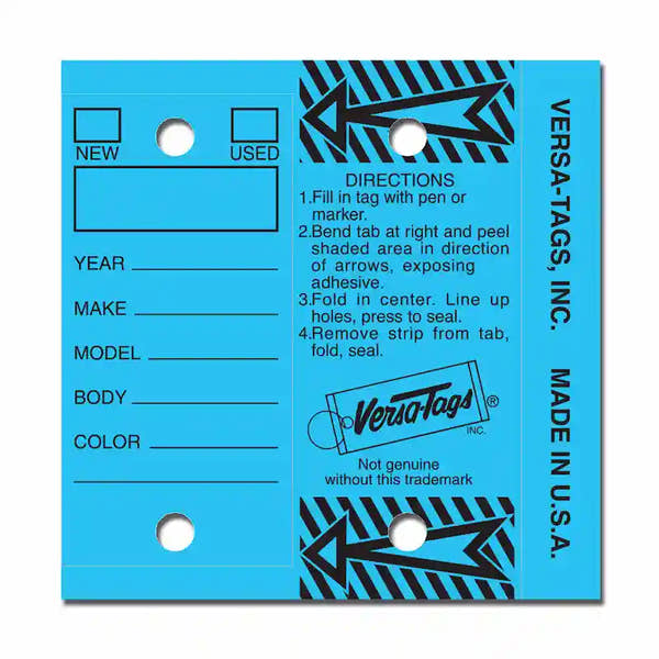 Self Protecting Key Tags - Prime Dealer Supply