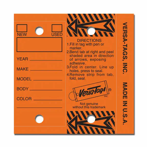 Self Protecting Key Tags - Prime Dealer Supply