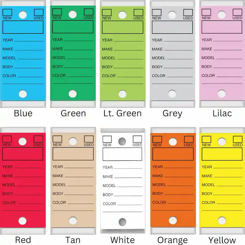 Self Protecting Key Tags - Prime Dealer Supply