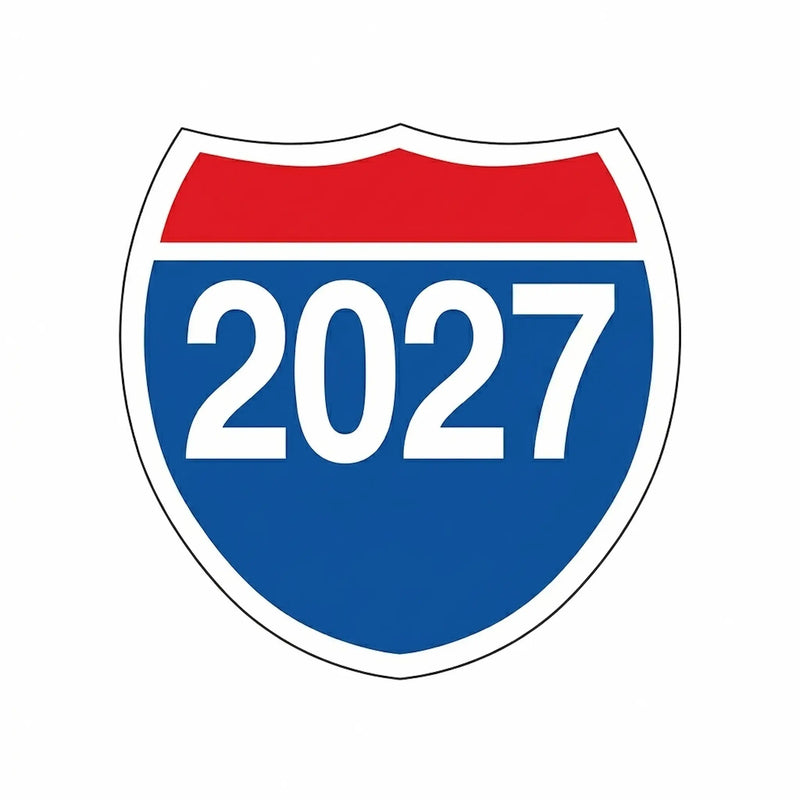 2027 Interstate windshield year sticker