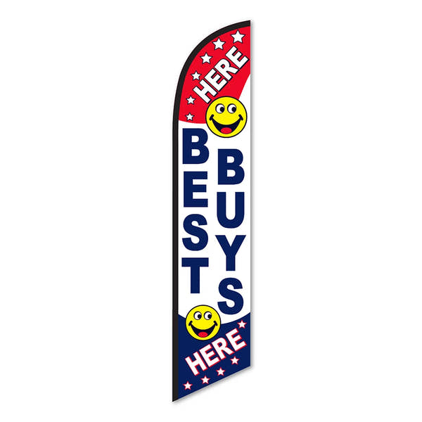 Swooper Feather Flag Kit with Ground Spike Base