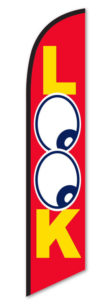 Swooper Feather Flag Kit with Ground Spike Base