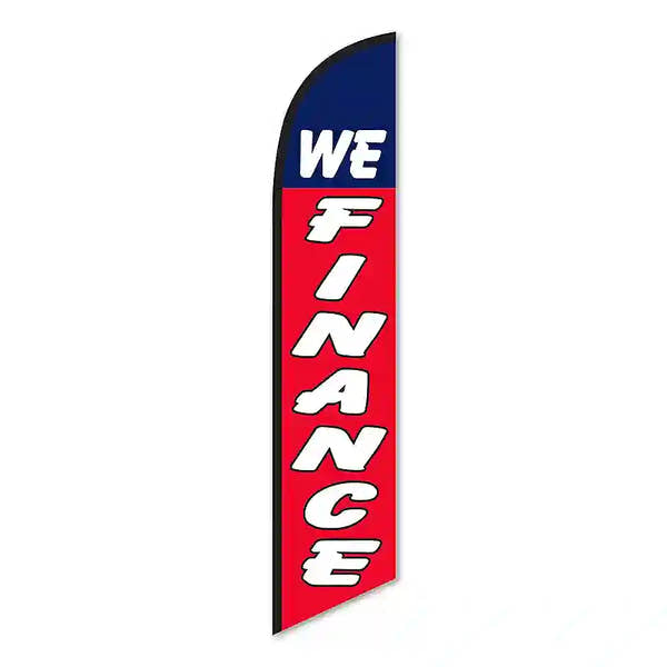 Swooper Feather Flag Kit with Ground Spike Base