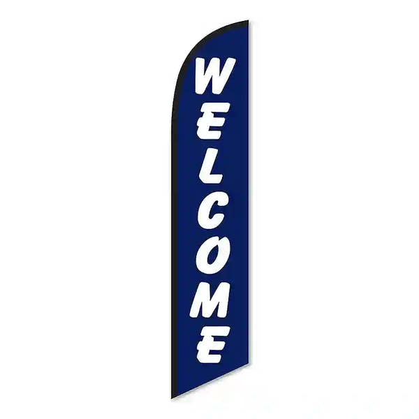 Swooper Feather Flag Kit with Ground Spike Base