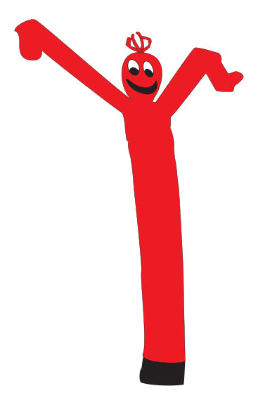 18'  Red Inflatable Tube Man - Prime Dealer Supply