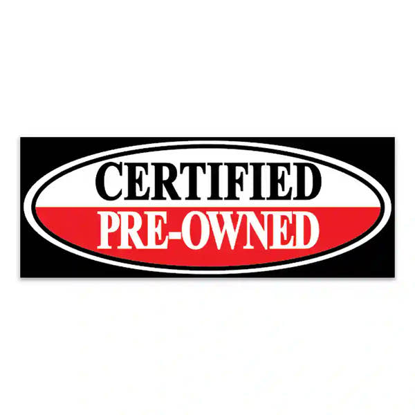 Certified Pre-Owned : Giant Cloth Fence Banner – 4.5' x 12', high-quality fabric with grommets for outdoor installation.