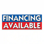 Thumbnail for Financing Available : Giant Cloth Fence Banner – 4.5' x 12', high-quality fabric with grommets for outdoor installation.