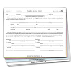Thumbnail for Trade-In Vehicle Combination Form – 6-Part with Odometer Statement