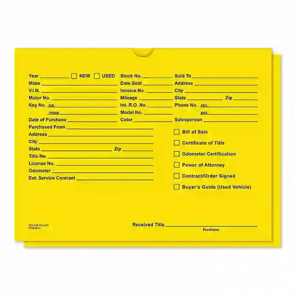 Standard Deal Jackets in Yellow.