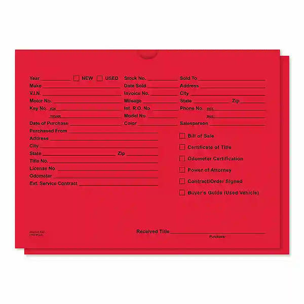 Standard Deal Jackets in Red.