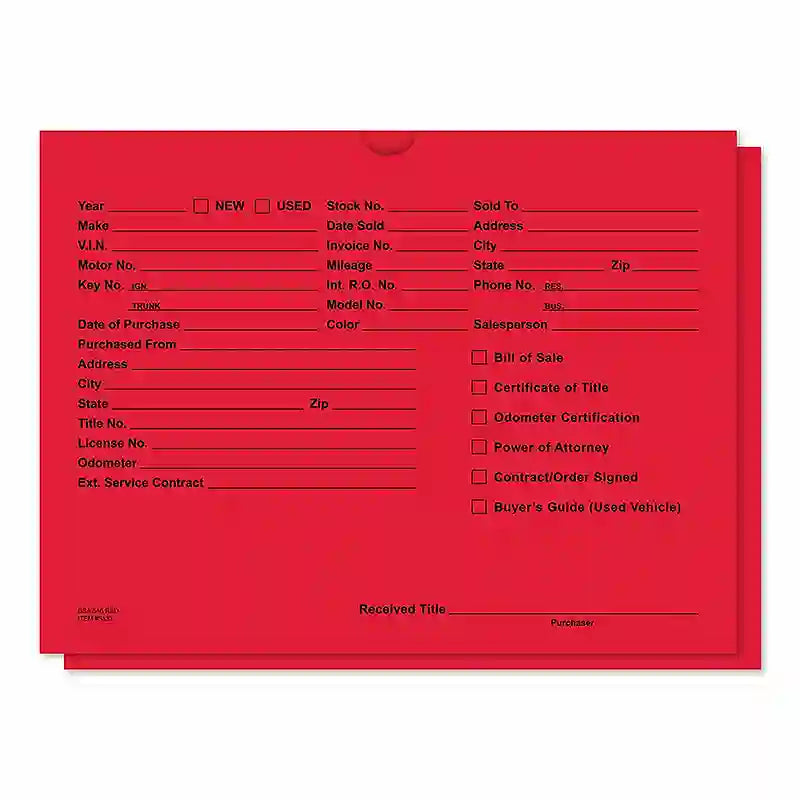 Standard Deal Jackets in Red.