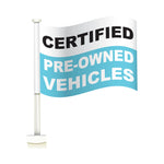 Thumbnail for Double Pane Clip-on Car Message Window Flags - Prime Dealer Supply