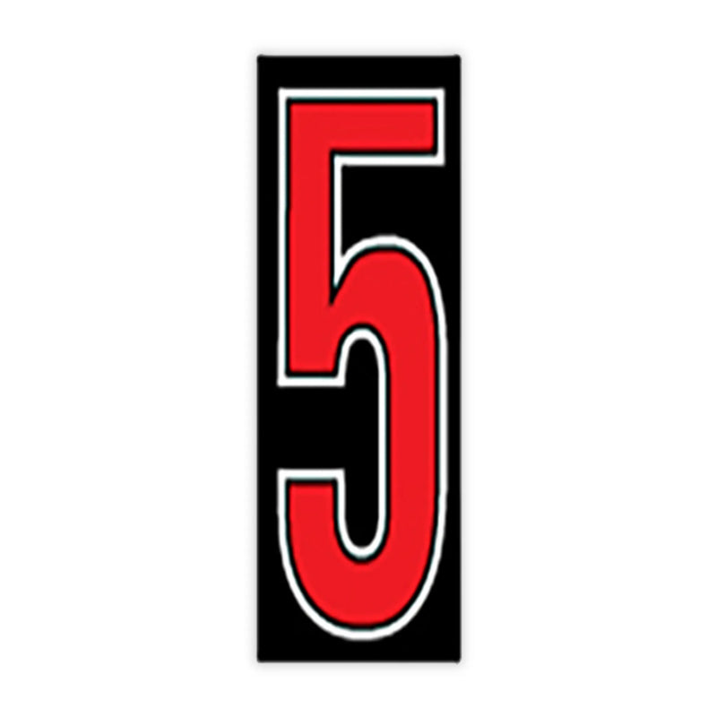 5 Red and Black with pricing numbers
