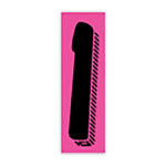 Thumbnail for 7 1/2" Pink and Black Windshield Number Stickers - Prime Dealer Supply