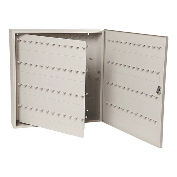 Heavy Duty Automotive Key Cabinet with Lock and Expandable Key Hooks.