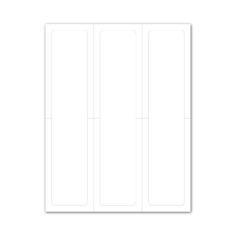  3 UP Removable fade-resistant window sticker with perforation for easy use.