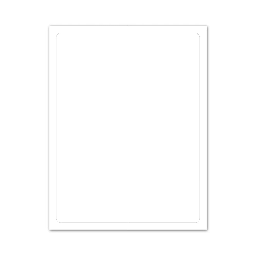 Removable fade-resistant window sticker with perforation for easy use.

