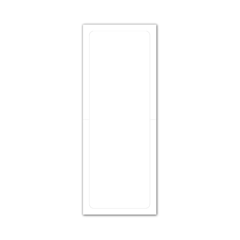 1 Up Addendum Removable fade-resistant window sticker with perforation for easy use

