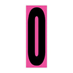 Thumbnail for 9 1/2" Pink and Black Windshield Number Stickers - Prime Dealer Supply