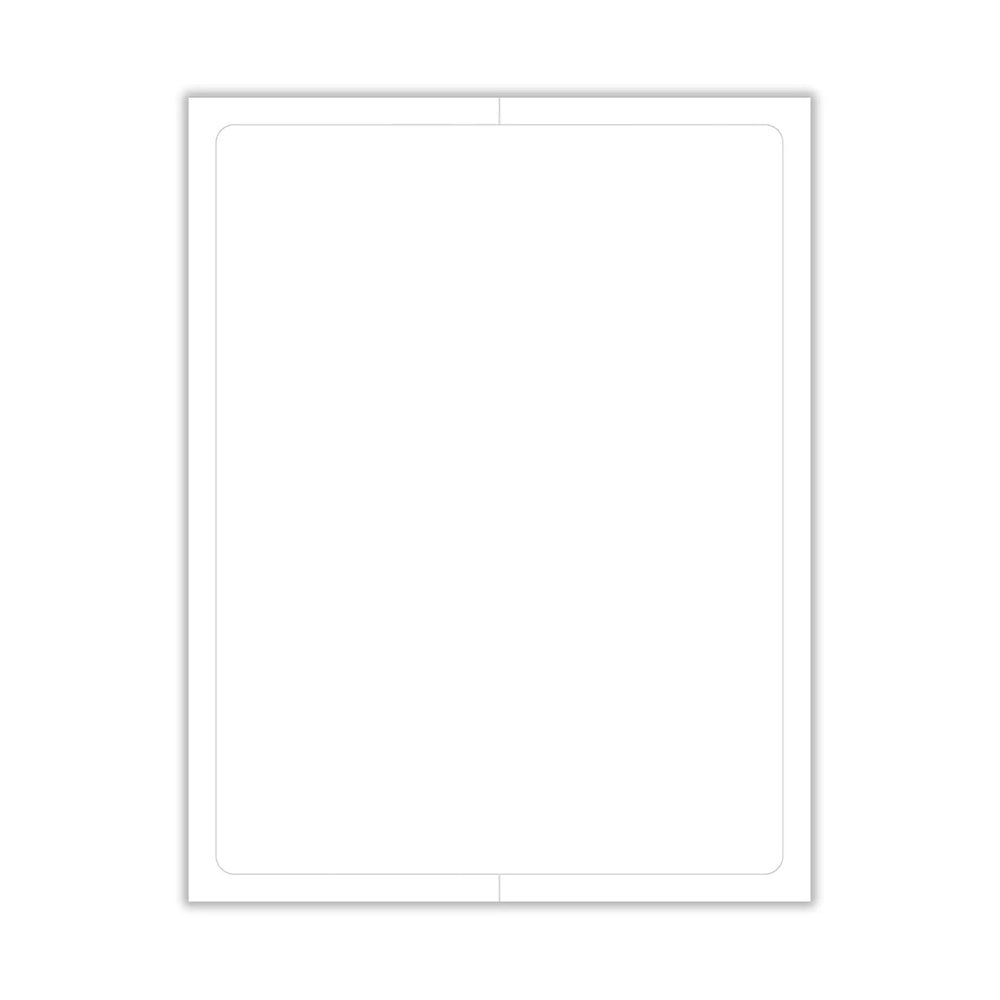 Blank Outdoor Laser Printer Window Stickers.