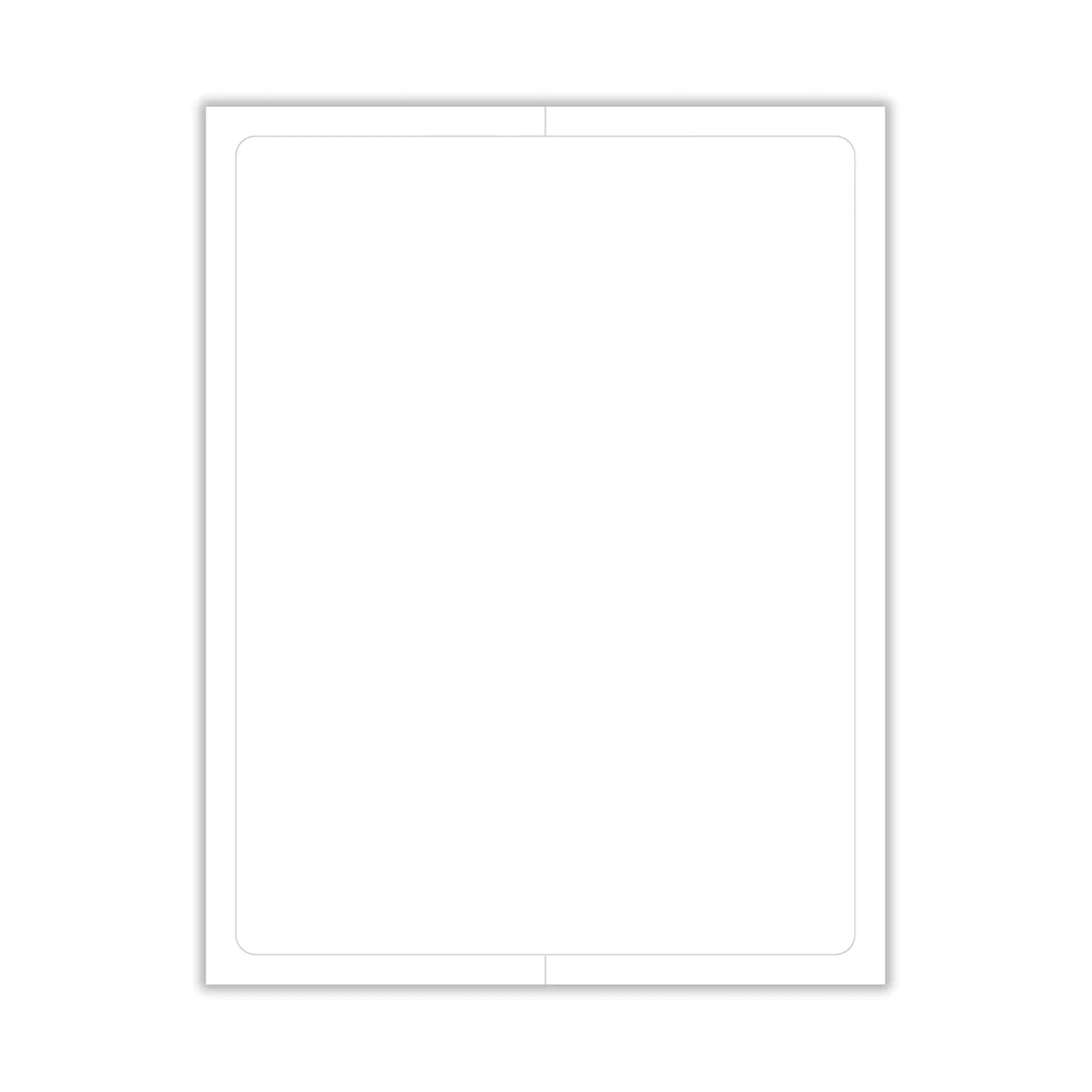 Blank Outdoor Laser Printer Window Stickers.