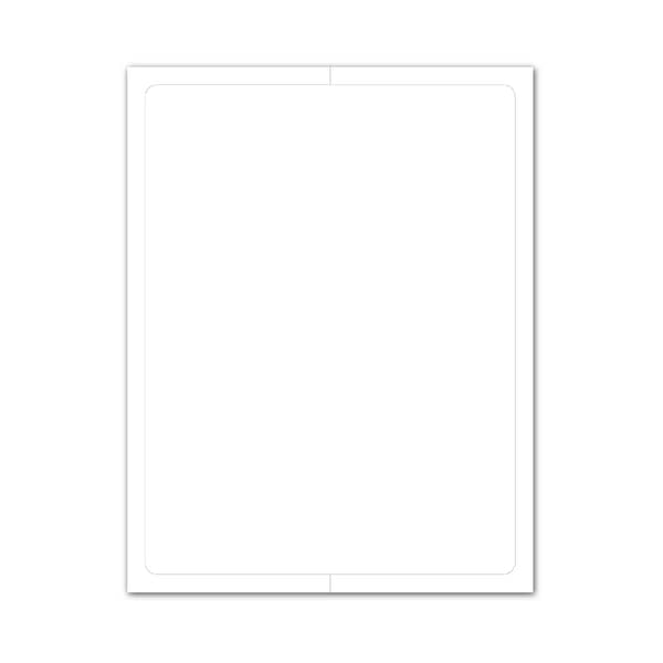 Blank Laser Printer Window Stickers