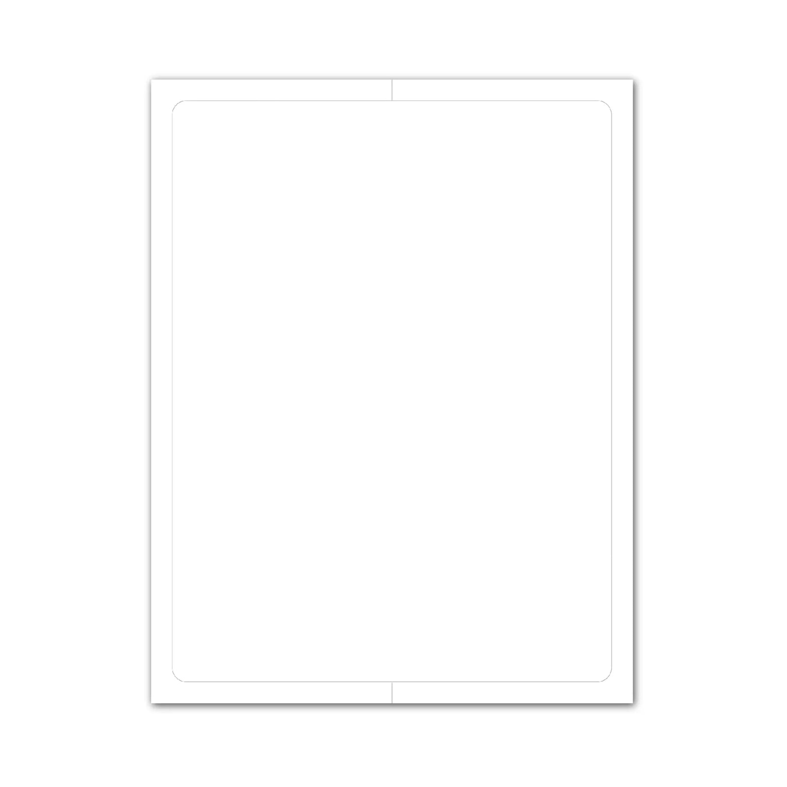 Blank Laser Printer Window Stickers