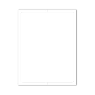 Blank Laser Printer Window Stickers
