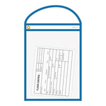 Thumbnail for Blue Neon Stitched Work & Repair Order Holders – Clear Vinyl