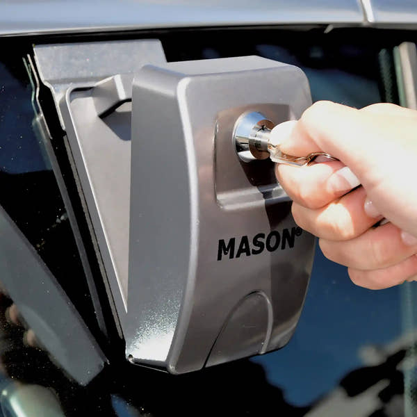 Car Window Key Lock Box with external lock