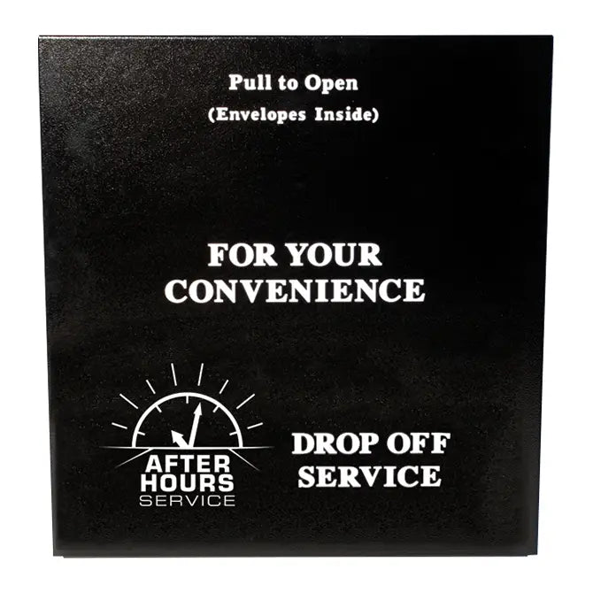 After Hours Drop Box.