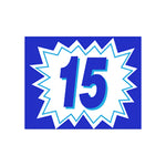 Thumbnail for 2 Digit Burst Model Year Blue & White Windshield Stickers - Prime Dealer Supply