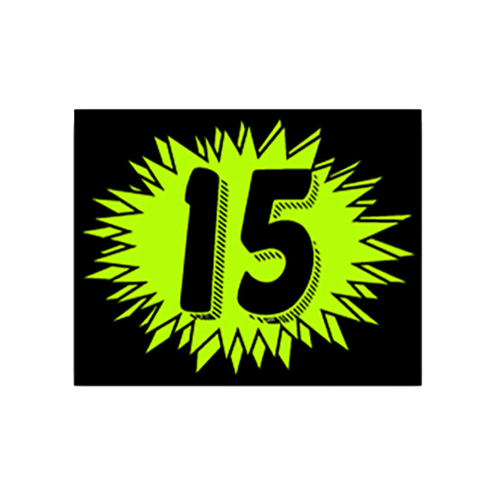 Chartreuse Windshield Sticker year 15