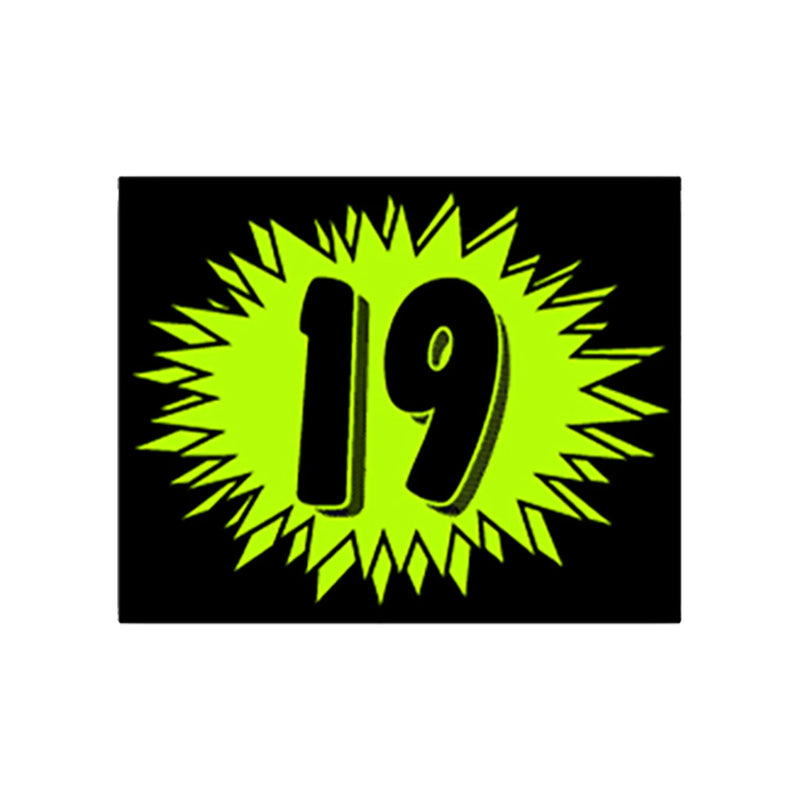 Chartreuse Windshield Sticker year 19