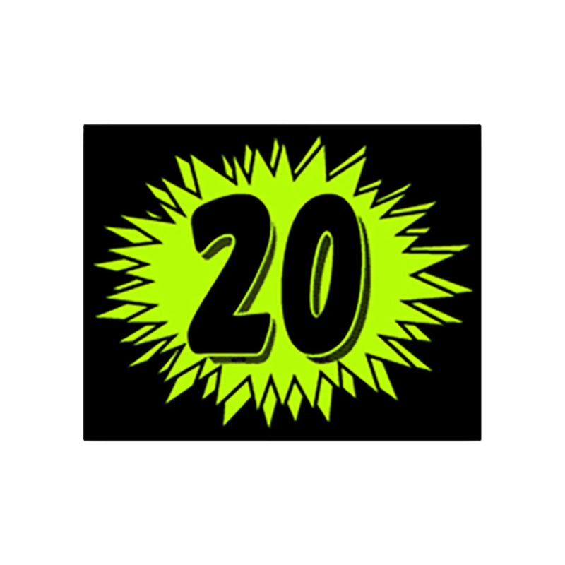 Chartreuse Windshield Sticker year 20