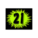 Thumbnail for Chartreuse Windshield Sticker year 21
