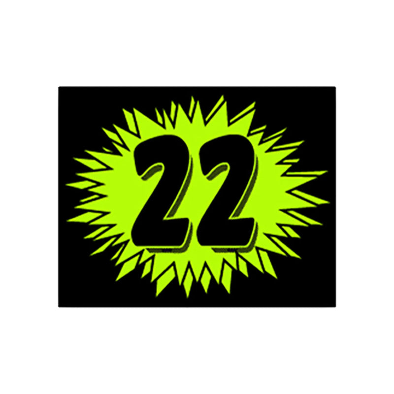 Chartreuse Windshield Sticker year 22