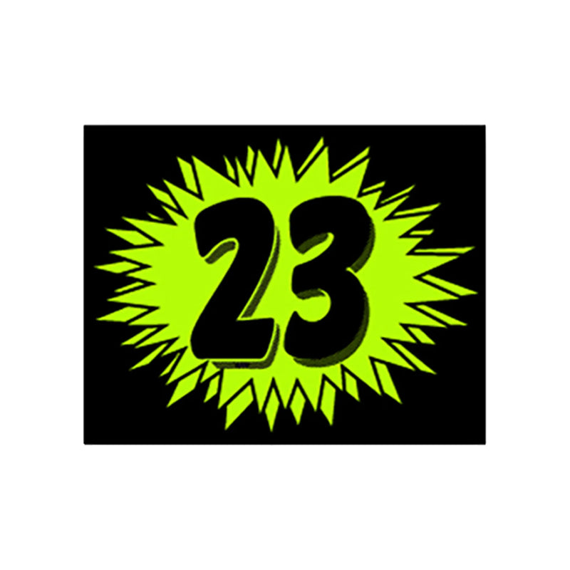 Chartreuse Windshield Sticker year 23